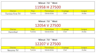 تردد قناة التونسية على النايل سات 2020 2520