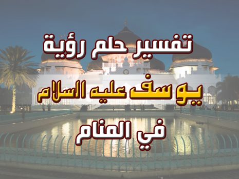 تفسير الاحلام سيدنا يوسف - تفسير رؤية يوسف لابن سيرين 2390 1