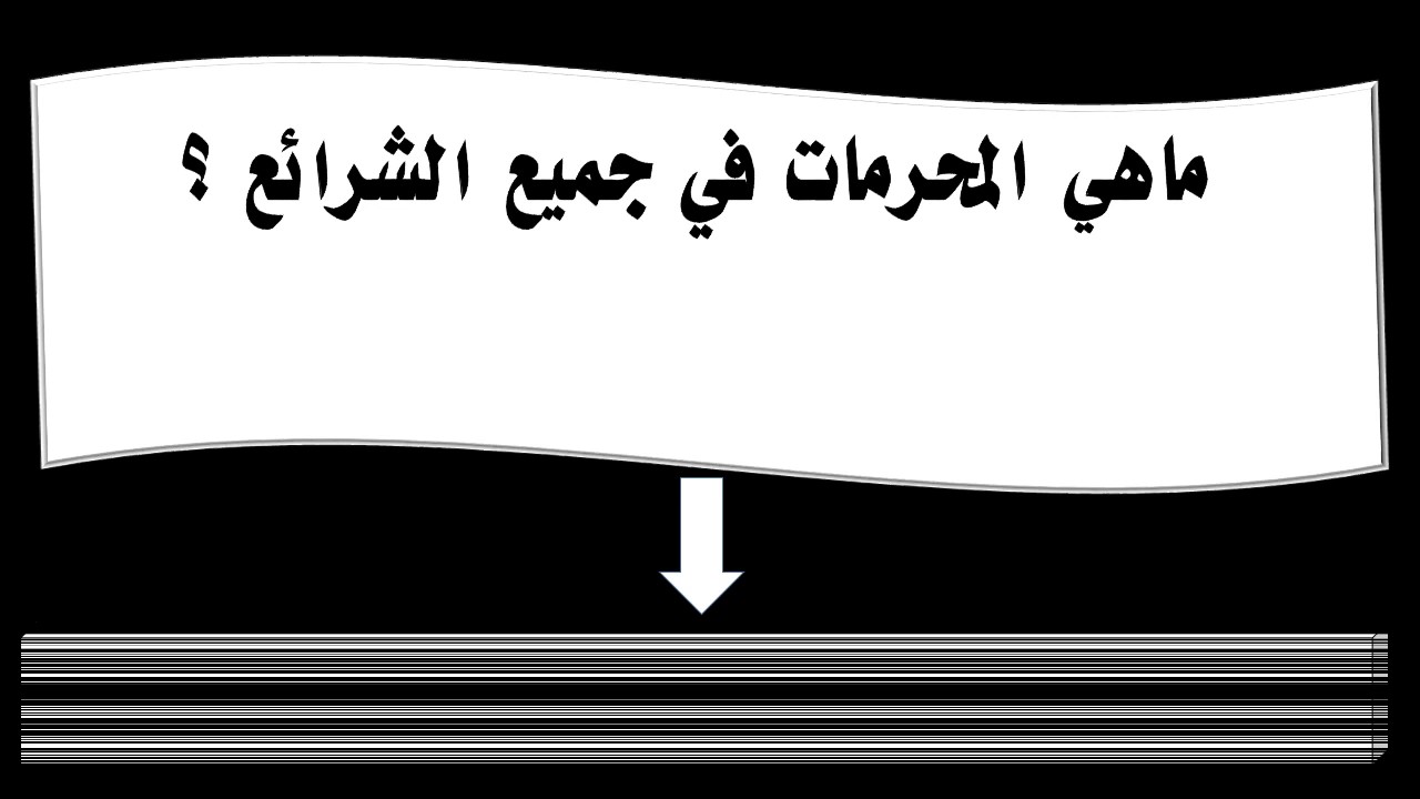 ماهي المحرمات في جميع الشرائع , اسئلة واجابتها