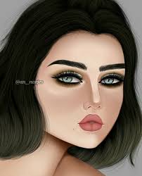 صور رسم بنات كيوت - صور بنات مرسومه 9764 8