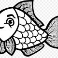 6733 8 سمكة للتلوين , رسومات اسماك بحرية جاهزة للتلوين عشقي البحرين