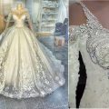 9763 12 اجمل فساتين الزفاف 2020 , فستان زفاف خالد جميل