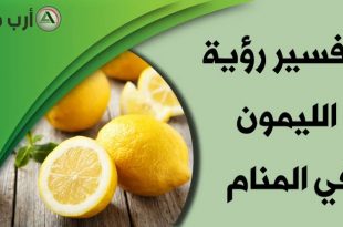 13175 3 تفسير حلم عصير الليمون - رؤيا الليمون عند ابن سيرين مراد حسون
