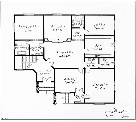 10104 خريطة منزل 200 متر في ليبيا , خريطه بالتفصيل لاروع منزل مراد حسون